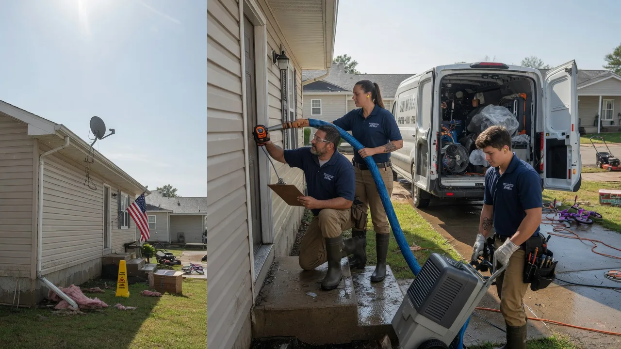 Ceiling Water Damage Restoration in Kirklin, IN near me